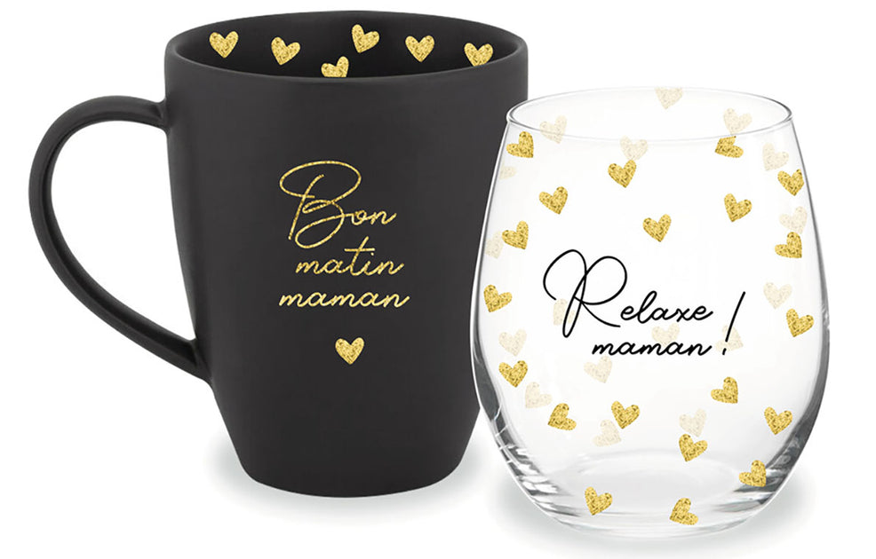 Duo de tasses mamie et papi – Collection Chantal Lacroix