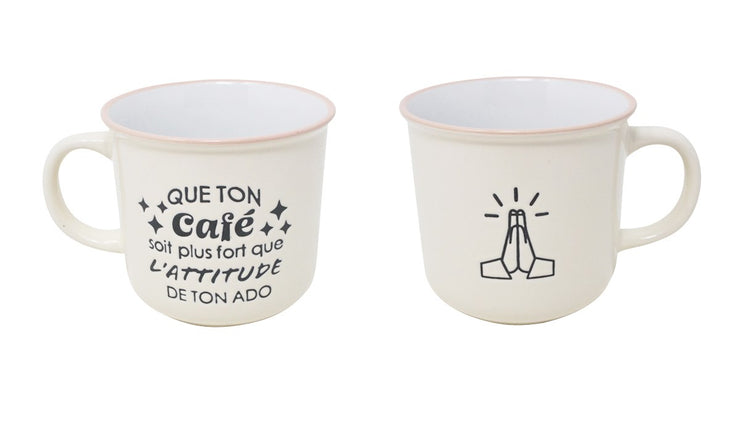 Tasse Que Ton Café Soit Plus Fort Que L'Attitude De Ton Ado