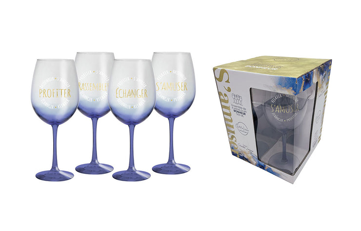 Ensemble verres de vin