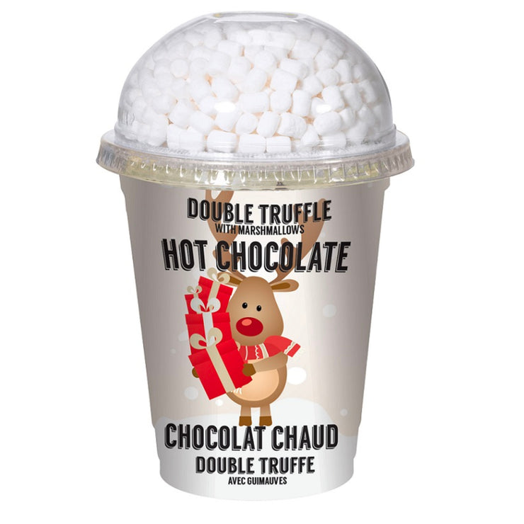 Chocolat chaud gobelet double truffe Renne