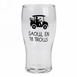 Verre de Bière Saoul En 18 Trous