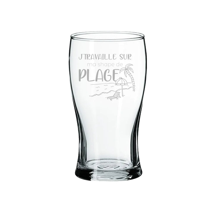 Verre de bière Shape De Plage