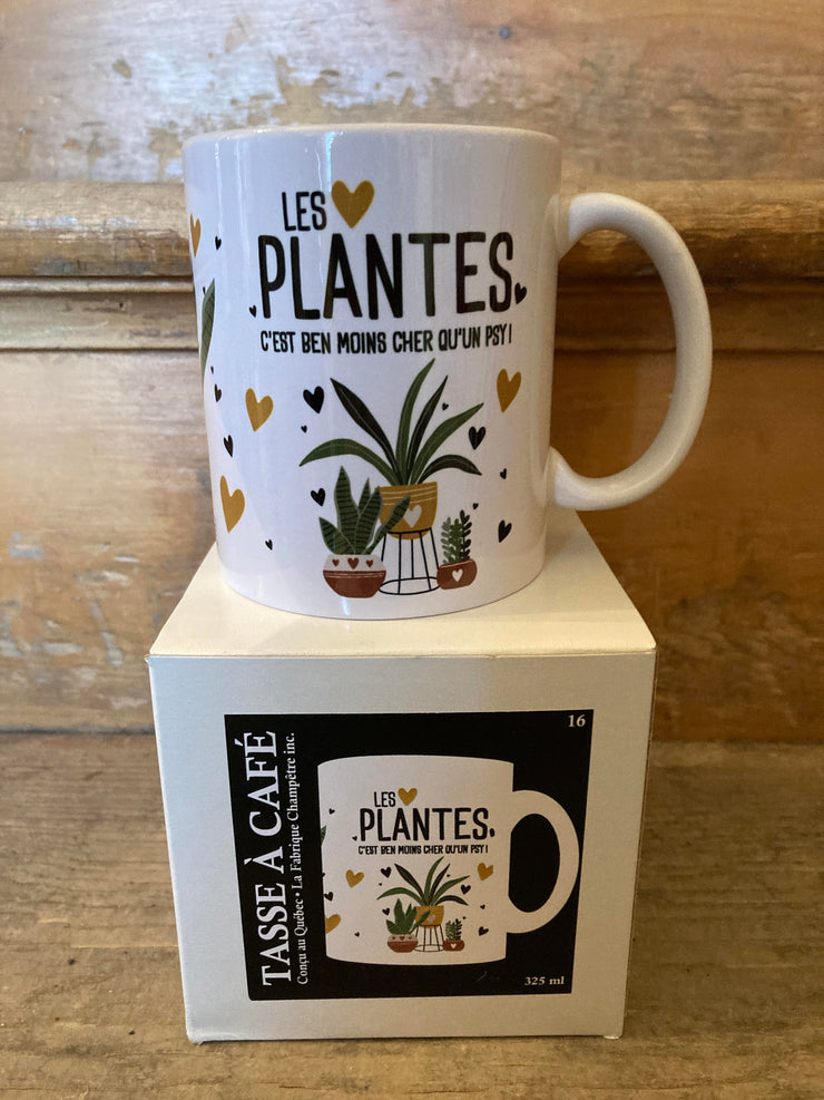 Tasse Les Plantes Moins Cher Qu'un Psy