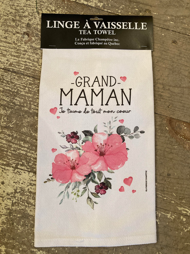 Linge à vaisselle Grand-Maman Je t'aime