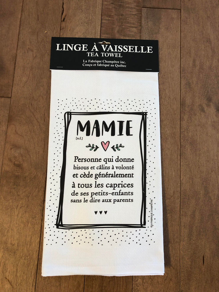 Linge à vaisselle Mamie