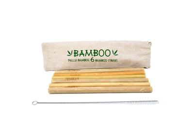 Pailles en bamboo