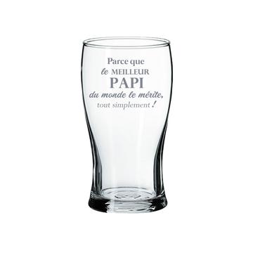 Verre De Bière Parce Que Le Meilleur Papi