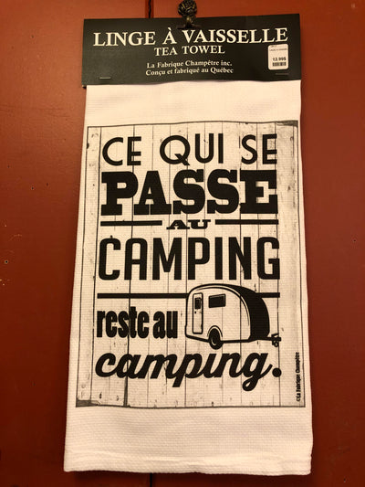 Linge Vaisselle- Ce Qui Se Passe Au Camping