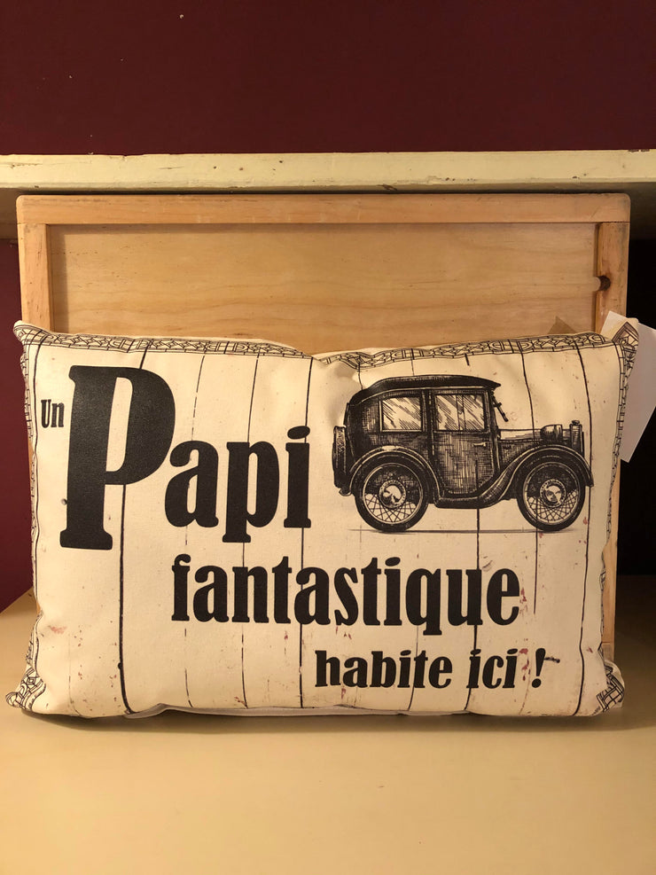 Coussin Un Papi Fantastique