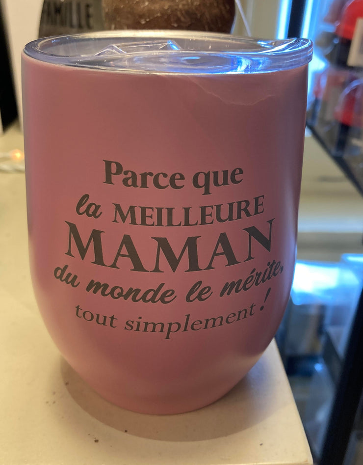 Verre isothermique Parce Que La Meilleure Maman Du Monde